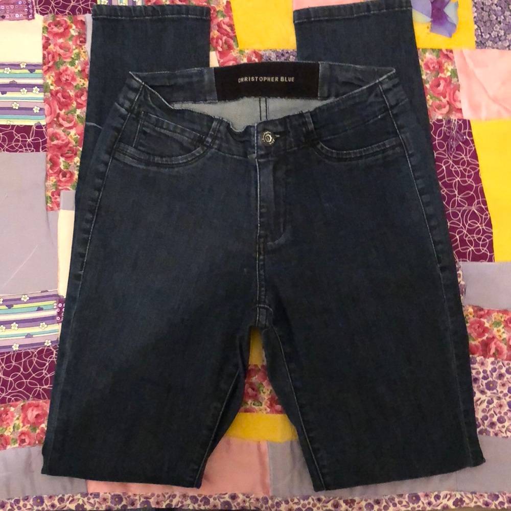 Christopher Blue Jeggings. 4